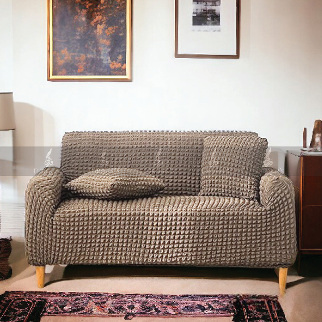 Fitted Style Bubble Stuff Sofa Cover (Beach Color) (Copy)