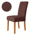 New Thickend Velvet Strip Design Dinning Chair Covers