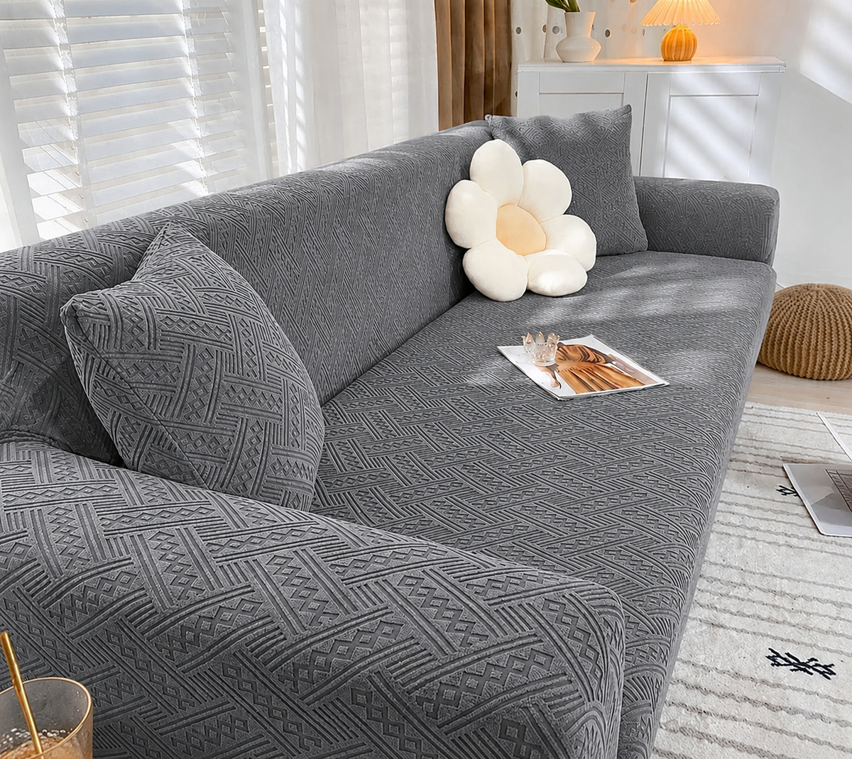 New Royal Wave Sofa Cover (Copy)