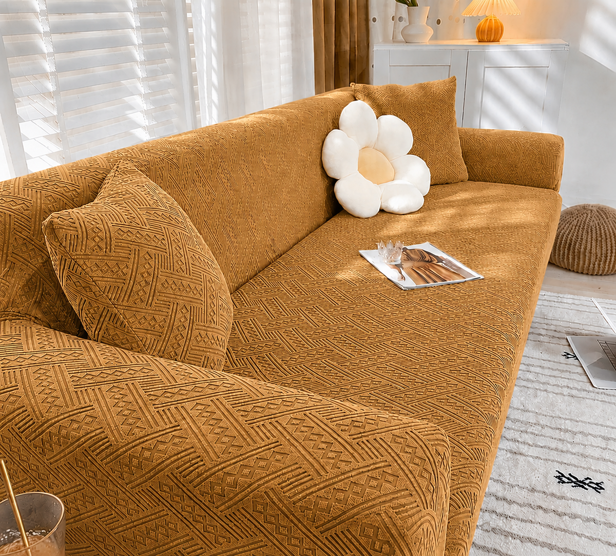 New Royal Wave Sofa Cover (Copy)