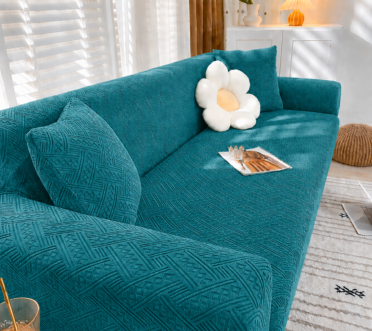 New Royal Wave Sofa Cover (Copy)