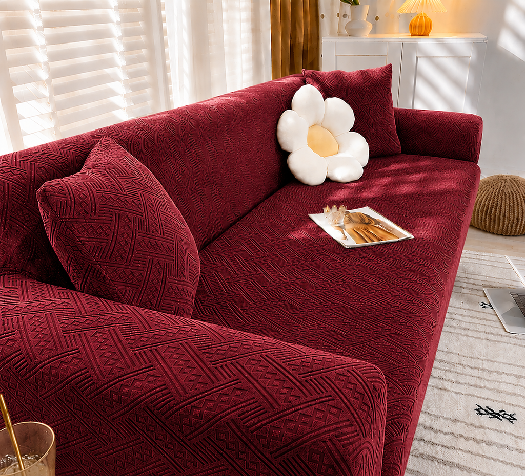New Royal Wave Sofa Cover