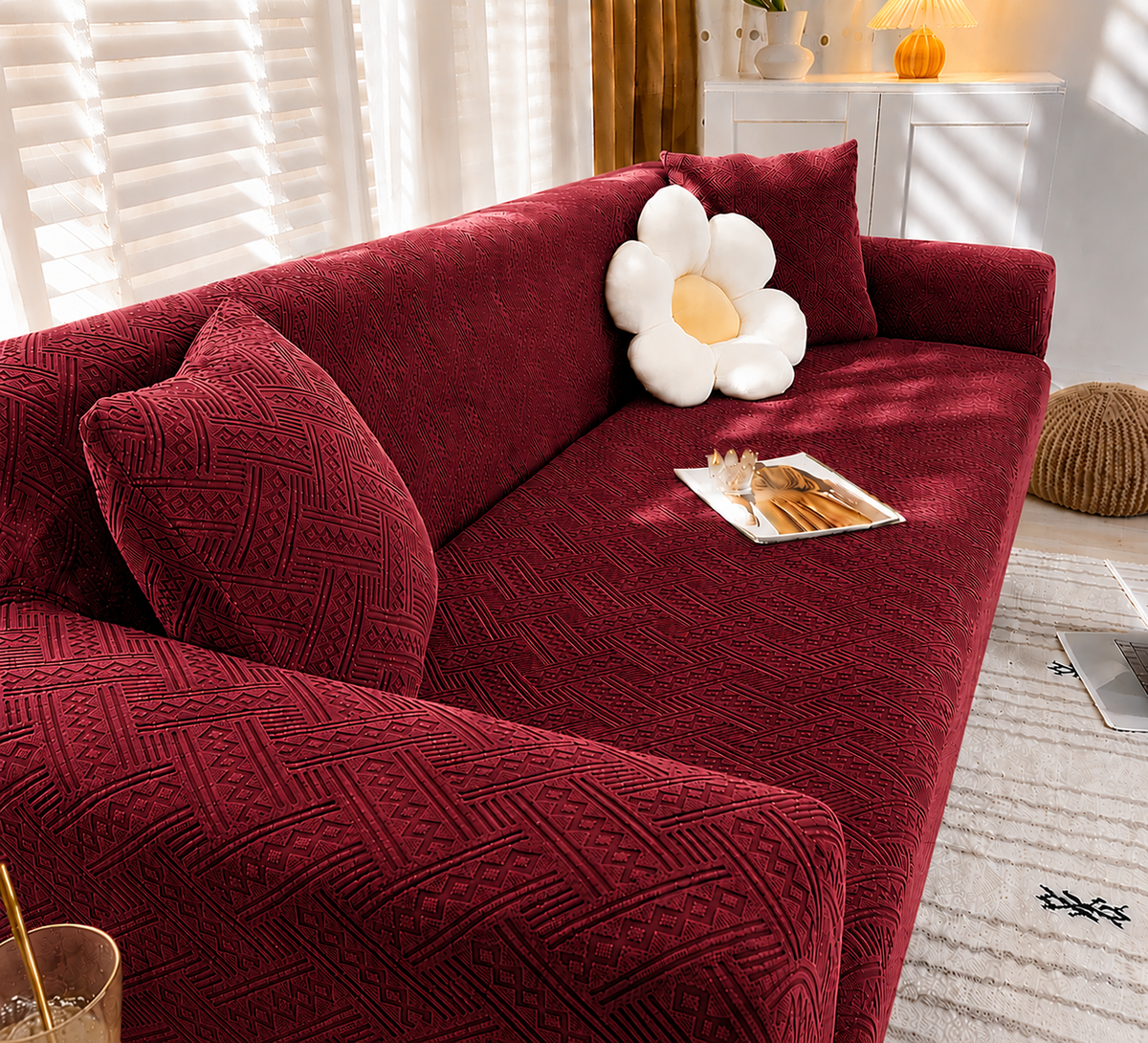 New Royal Wave Sofa Cover (Copy)