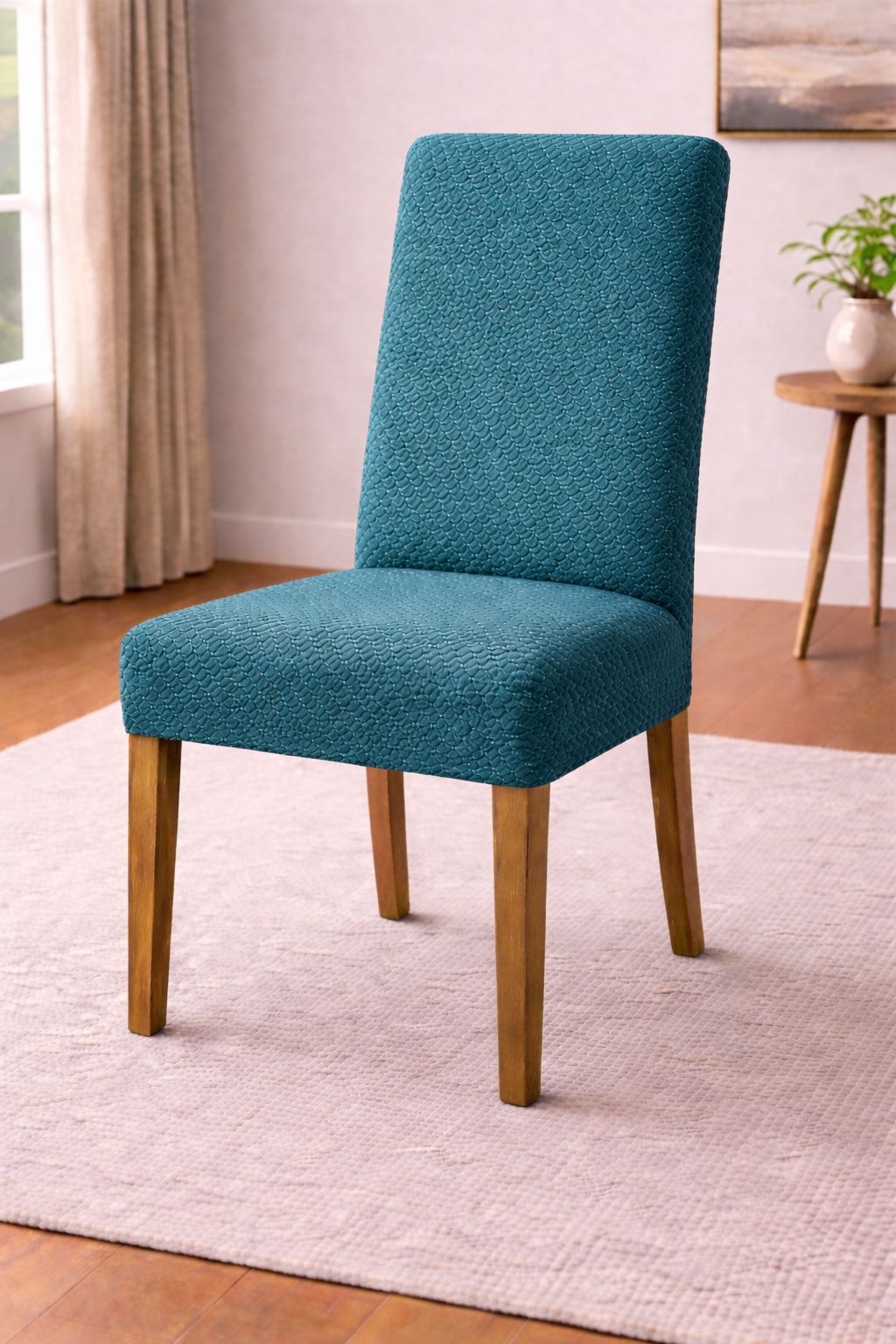 Fitted Style Butterfly Dining Chair Cover