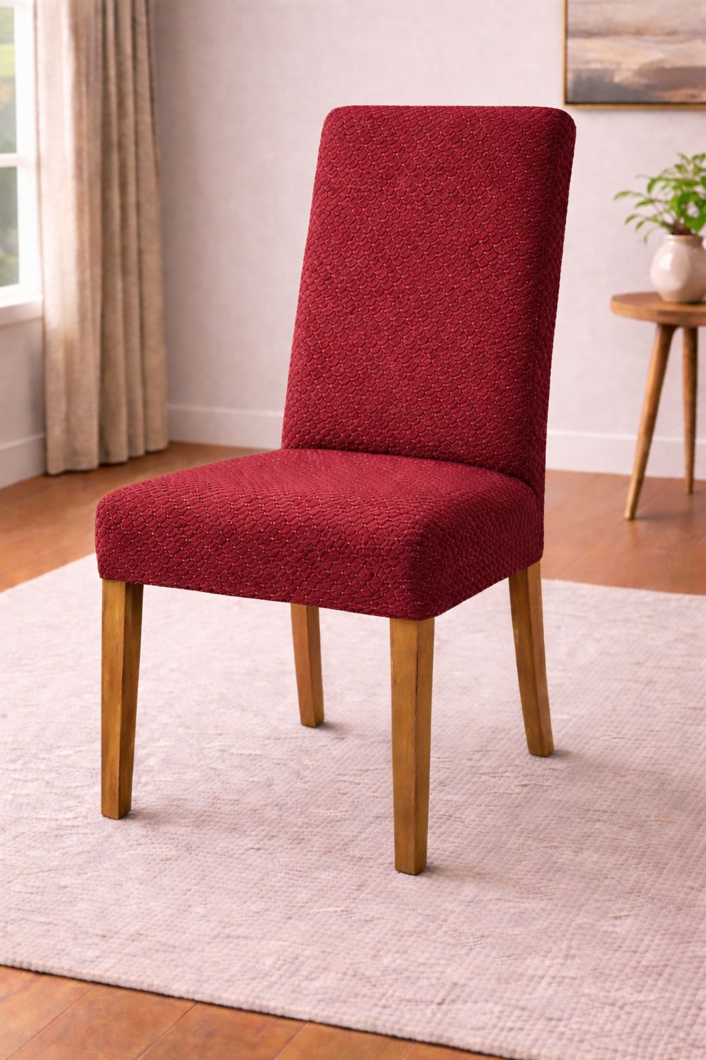 Fitted Style Butterfly Dining Chair Cover