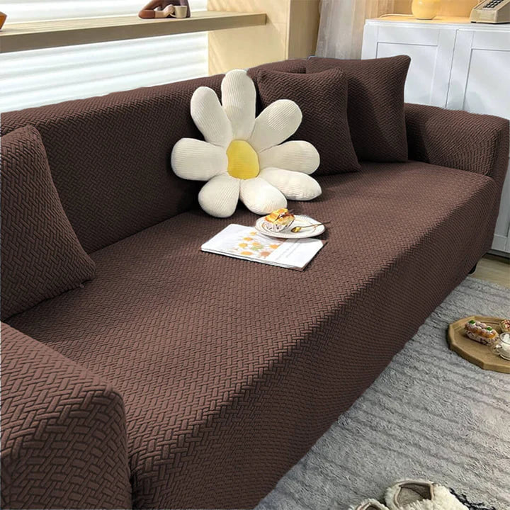 Stripe Velvet Sofa Cover